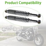 Coppia Ammortizzatori Moto Nero 335mm Per Honda S65, CT70, XL75, CL70, S90, CM91 - Foto 3