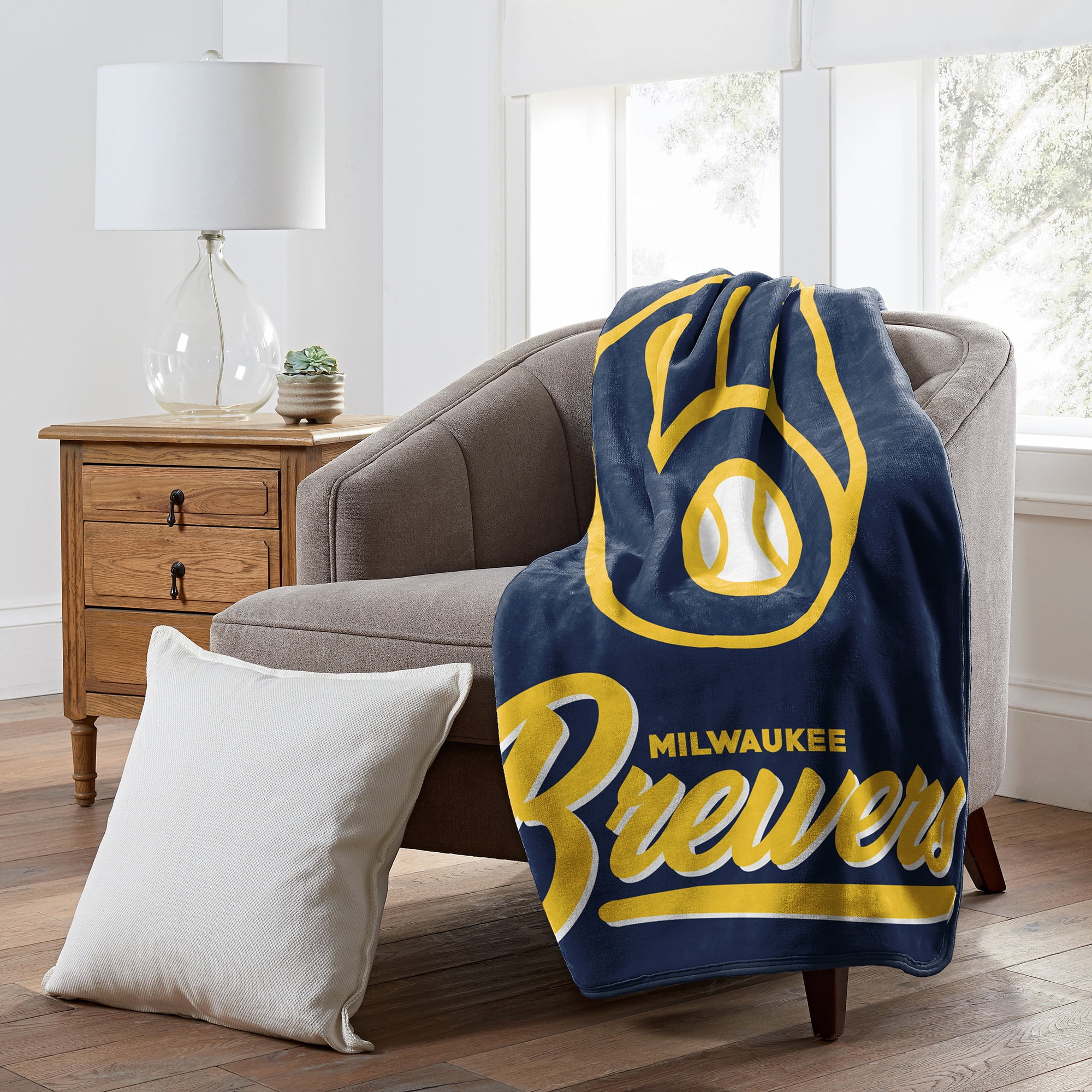Cleveland Football Browns Signature Raschel Throw Blanket