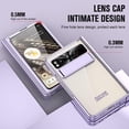 thumbnail image 6 of for Google Pixel Fold 5G Case,Slim Thin Lightweight Hidden Bracket Stand Electroplated Frame Shockproof Protective Phone Case with Hinge Protection for Google Pixel Fold 5G 2023 (Purple), 6 of 14