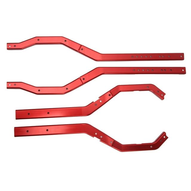 Viga metálica ligera RC de aleación de aluminio profesional para la vía del marco del chasis RC rojo del vehículo scx6 1 / 6 RC