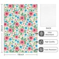 thumbnail image 2 of 2 Pcs Pioneer Flower Floral Print Pattern Kitchen Towels, Funny Microfiber Dish Towel Set, 18" X 26" Tea Towels, 2 of 6