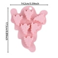 thumbnail image 3 of Halloween Cartoon Ghost Silicone Mold, 6-Cavity Reusable Ghost Ice Cube Tray, Food Grade Baking Mold for Chocolate Candy Cookies Cake Decor Jelly Ice Kitchen DIY Baking Supplies for Halloween Party, 3 of 8
