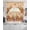 White Pumpkin Orange, variant on Plaid Pumpkins Fall Swag Kitchen Curtains Sets for Windows 24 Inch Length, Harvest Thanksgiving Botanical Leaves Short Window Curtain Panels Swags Valances and Tiers 3 Piece Set for Cafe/Dining Room