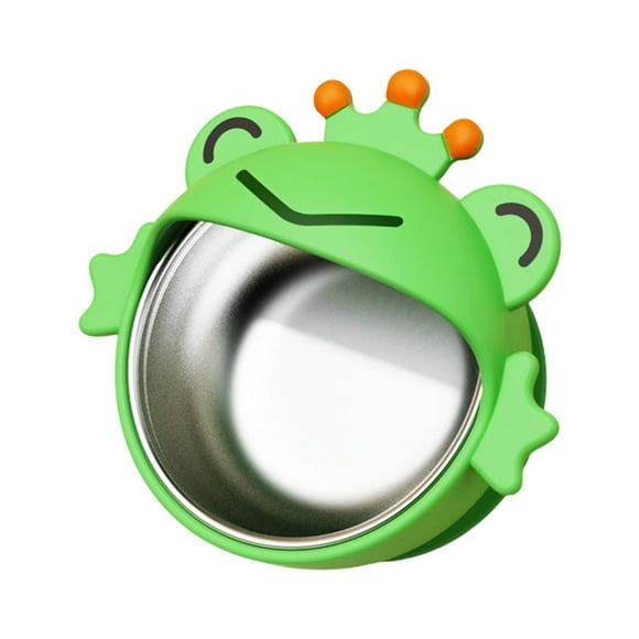 Stainless Steel Suction Bowl 300ml | Non-Slip Handle | Insulated Removable Liner | Cute Colorful Design | Durable Heat-Resistant | Multi-Use Food Feeding Bowl | 1 Pack