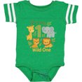thumbnail image 3 of Inktastic First Birthday Safari Jungle Animals Boys or Girls Baby Bodysuit, 3 of 5
