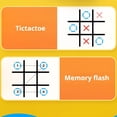 thumbnail image 3 of Wweixi ABS Childrens Electronic Toy And Memory Jingzi Chess Machine Compact And Game Game Brain Vitality Maintenance Game orange, 3 of 6