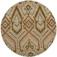 thumbnail image 4 of SAFAVIEH Wyndham Donella Geometric Wool Area Rug, Brown/Ivory, 8' x 10', 4 of 10