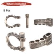 thumbnail image 4 of Hebilla de Pulsera de Paracord Uxcell [5PCS] - Gancho de Metal Ajustable para Pulseras Cinturón [Oro Antiguo-Cabeza Redonda], 4 of 6
