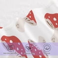 thumbnail image 4 of Dreamtimes Red Mushroom Soft Cotton Towel Sets 2 Piece, 1 Bath Towel 1 Hand Towel Quick Dry Highly Absorbent Bath Towels Washcloths for Bathroom, Gym, Hotel, and Spa, 4 of 7