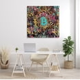thumbnail image 2 of Stupell Graffiti Street Style Bitcoin Symbol Beauty & Fashion Painting Gallery Wrapped Canvas Print Wall Art, 2 of 7