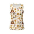 thumbnail image 6 of Sigee Cute Bee Honey Jar Hive Bear for Women's Workout Tank Top,Running Tank Tops,Sleeveless Gym ClothesSmall, 6 of 8