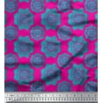 thumbnail image 1 of Soimoi Rayon Fabric Floral Mandala Print Sewing Fabric Yard 42 Inch Wide, 1 of 3
