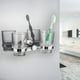 thumbnail image 5 of Portacepillos de dientes de acero inoxidable para montaje en pared, soporte para cepillos de dientes, almacenamiento dental para baño, soporte para cepillos de dientes, 5 of 5