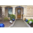 thumbnail image 5 of 10" (250mm) Shatterproof Shiny Blue Christmas Ball Ornament by Christmas by Krebs, 5 of 7