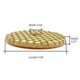thumbnail image 5 of Specialty Diamond BRTD4100 4" Dry Concrete Polishing DHEX Pad, 6mm - 100 Grit, 5 of 5