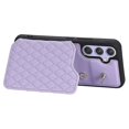 thumbnail image 4 of Funda con textura de cuadrícula y cordón para Samsung Galaxy A54 5G (negra), 4 of 5