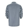 thumbnail image 6 of Polo Shirts for Men Guard Swim Shirt Long Sleeved T Shirt Mens Mens Shirts Dressy Casual Summer Long Sleeve Thermal Men for Summer Layering Burnout Tee plus Size Apparel 8 Running Short Grey S, 6 of 8