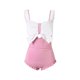 thumbnail image 1 of Greeniant Poliéster Viaje con confianza Vestido sin mangas elástico con cintura modificada clásica Diseño clásico Conveniente Traje de baño Rosa, 1 L, 1 of 6