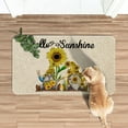 thumbnail image 2 of Summer Door Mat 30 X 17 Inch Sunflowers Gnomes Doormat Indoor Outdoor Entrance Floor Mat Non Slip Summer Decor Rubber Welcome Mats, 2 of 6