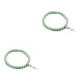 thumbnail image 2 of relayinert Comfortable Cross Pendant Bracelets For Trendy Look Wide Application Lightweight light green 2Set, 2 of 6