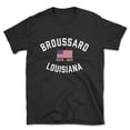 thumbnail image 1 of Broussard Louisiana Patriot Men's Cotton T-Shirt, 1 of 1