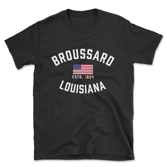 Broussard Louisiana Patriot Men's Cotton T-Shirt
