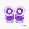 thumbnail image 2 of stanreset 4 Pcs Roues de Skate Remplacement Composant Modifié Sport de Plein Air Composants Roulants Universels Rouleau en Ligne Modification de Roue Violet, 2 of 7