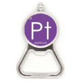 thumbnail image 1 of Química de metales de transición elementos periodo mesa platino PT Acero inoxidable Metal cerveza tapa sacacorchos, 1 of 3