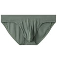 thumbnail image 1 of MYG Mens Threaded Low Waist U Convex Pouch Breathable Briefs Underwear Underpants, 1 of 9