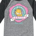 thumbnail image 3 of Garfield - I Hate Mondays Badge - Toddler And Youth Raglan Graphic T-Shirt, 3 of 4