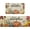 Fall Pumpkin, variant on Fall Flower Kitchen Mat Set of 2,Autumn Mushroom Kitchen Rug,Thanksgiving Holiday Creative Decor Anti Fatigue Waterproof Stain Resistant Floor Rug Non Slip Cushioned Floor Mat 17x29 and 17x47 in