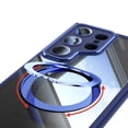 thumbnail image 5 of Decase Transparent Case for Samsung Galaxy S25 Ultra,TPU+PC,Built-in Rotatable Ring Kickstand,Clear Back Design Heavy Duty Drop Protection Shockproof Phone Case for Samsung Galaxy S25 Ultra,Blue, 5 of 10