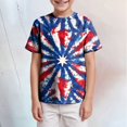 thumbnail image 2 of Gerichy Boys Tshirts,Boys 4th of July Shirt Boys Short Sleeve Tops Comfortable Breathable Fashion Boys Short Sleeve Tops, 2 of 5