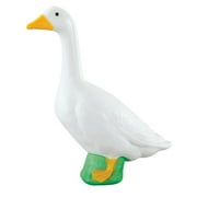 Official Gaggleville 23" Large White Goose, Plastic Garden Dcor, Vibrant and Clean Painted Goose Feet - Indoor or Outdoor Decorative Figurine for Gar