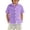 Purple, variant on Toddler Boys Summer Clothes Short Sleeve Button Down Dress Shirts Kids Collar Plain School