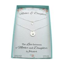 Mother Daughter Cut Out Heart Necklace Set In Sterling Silver. Handmade Necklace. Mother Daughter Jewelry