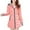 Pink, variant on Hvyesh Quilted Jackets for Women Zip Up Puffer Jacket Cozy Hooded Winter Coat Warm Long Sleeved Casual Padded Coat