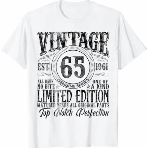 65 Year Old Gifts Vintage 1961 Edition 65th Birthday T-Shirt