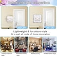 thumbnail image 2 of Bgsha Resin Light Switch Surround Socket Finger Plate Panel Covers Elegant Home Decor, 2 of 9
