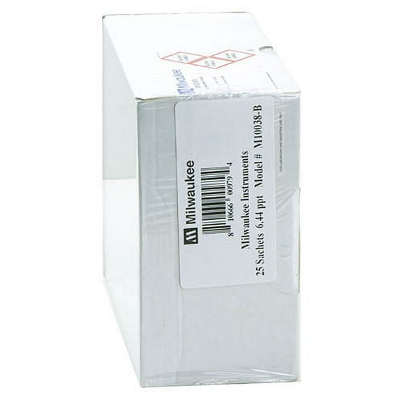 Milwaukee M10038B 6.44 ppt TDS Solution (Box of 25 x 20ml Sachets)