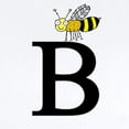 thumbnail image 2 of CafePress - Letter B Is For Bee Infant Creeper - Baby Light Bodysuit, Size Newborn - 24 Months, 2 of 4