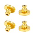 thumbnail image 1 of 4Pcs Comfortable Earring Stoppers Secure Plugging Blocked Ear Backings Jewelry Replacement Locking Earnail Plugs rose gold, 1 of 5