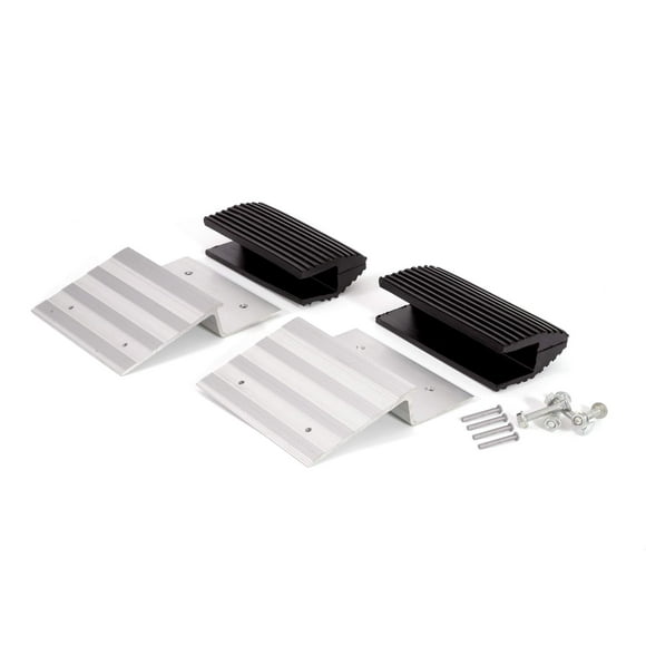 AFA Tooling Truck and Trailer Loading Ramp Kit Quickly Create a Wide Ramp with 2 x 8 Lumber: Just Attach Aluminum Brackets and Rubber Feet Load Your Lawn Mower 4-Wheeler ATV and More with Ease