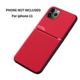 thumbnail image 1 of fastboy Phone Shockproof Cover Mobile Phone Non-slip TPU Soft Case Guard, Replacement for iPhone 11, Red, 1 of 4