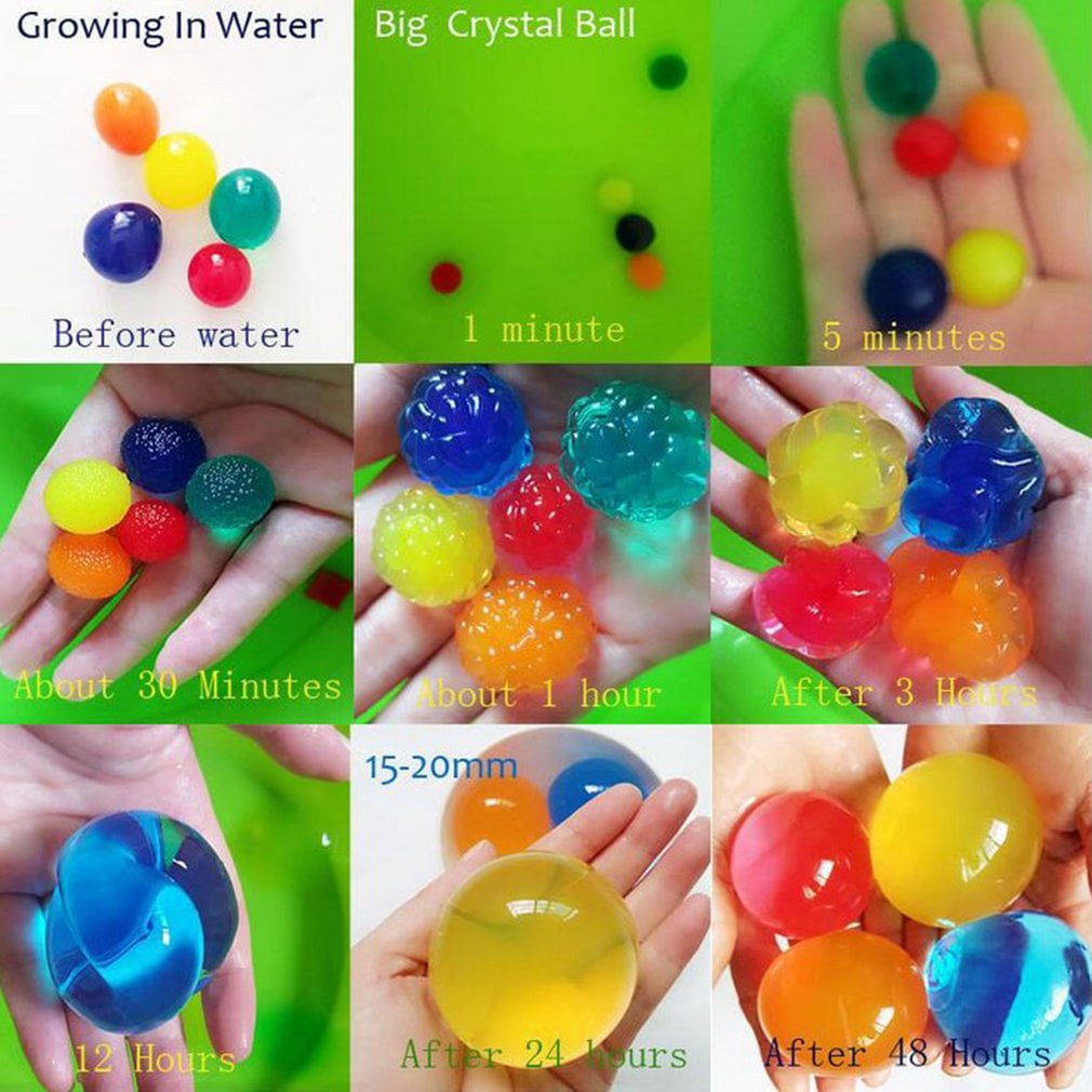 up to 100000PCS Crystal Water Balls Jelly Gel Beads for Vases Orbeez MultiColor 