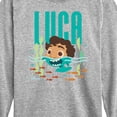 thumbnail image 3 of Luca - Half Human Half Sea Monster Luca  - Toddler And Youth Long Sleeve Graphic T-Shirt, 3 of 5