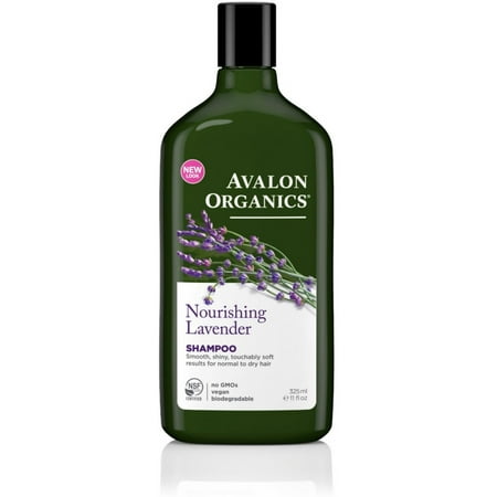 Avalon Organics Shampoo, Nourishing Lavender 11 oz (Pack of 2)