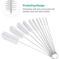 thumbnail image 2 of Bottle Brush, Straw Cleaner Brush, 2mm-24mm Diameter /8.2 Inches Length Nylon Tube Brush Set, Set of 10 Pcs, 2 of 7