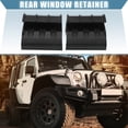 thumbnail image 2 of Unique Bargains Pair Left Right Soft Top Rear Window Clips Retainer Brackets for Jeep Wrangler JK JKU  2 Door 4 Door 2007-2018, 2 of 7