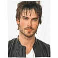 thumbnail image 2 of Ian Somerhalder Blanket Bedding Fleece Blanket Soft Throw Blankets Lightweight Anti-Static Blanket - 3 Sizes, 2 of 5